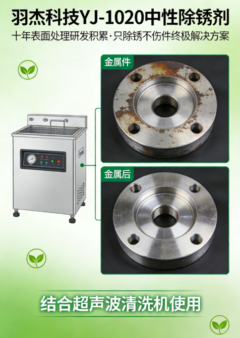 超聲波除銹劑YJ-1020 | 中性環保除銹解決方案 | 深圳市羽杰科技有限公司